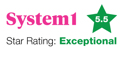 System1 Star Rating 5.5: Exceptional